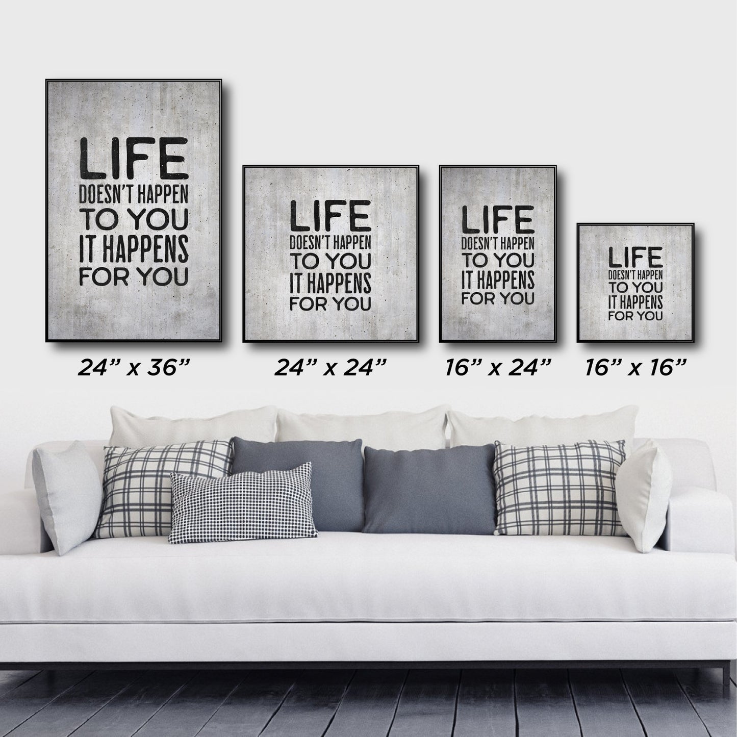 LIFE - Floating Frame Canvas Prints